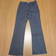 CIMARRONシマロン　 ダークブラックデニム ブーツカットフレア美品