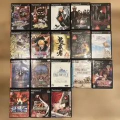 PS2 ゲームソフト コレクション　18枚セット