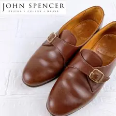 John Spencer ジョンスペンサー　ビザルノ　別注　ブーツ　UK7 1980-90's JOHN SPENCER Vintage Leather Lace-up Boots BLACK