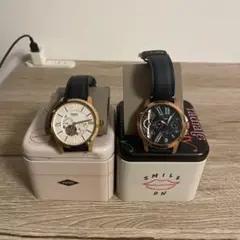 新品未使用 フォッシル FOSSIL メンズ 腕時計 凄得☆ 2本セット