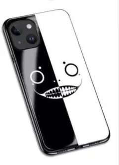 iPhone13　ケース　ニーアオートマタ　ハード　シリコン　白黒デザイン
