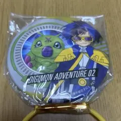 デジモンアドベンチャー　缶バッジ　デジモンカイザー　ワームモン　セガ限定