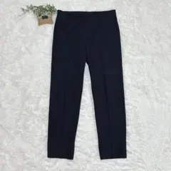 コムサイズム センタープレス ストレートパンツ M 春夏 通勤 きれいめ