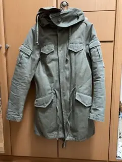 激レア 高級 WJKW wjkラクーンファー付 モッズコート