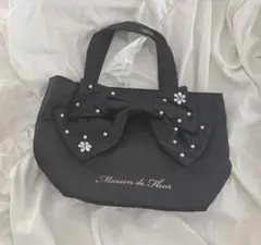Maison de FLEUR リボン トートバッグ S