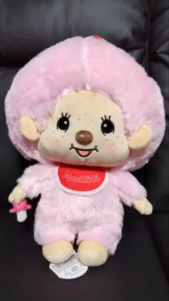 モンチッチBIGぬいぐるみ2　ピンク　新品