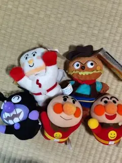 UFOキャッチャー　アンパンマン ぬいぐるみ 5体セット
