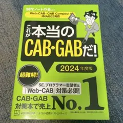これが本当のCAB・GABだ! 2024年度版 【Web―CAB・GAB Co…