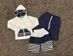 男の子ラッシュガード／水着3点セット