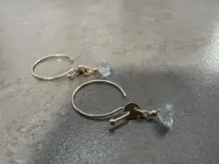 【ピアスのみ】 ✴︎14kgf✴︎ ブルートパーズ オニオンカット プチピアス