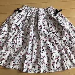 parentsdream いちご柄スカート 140