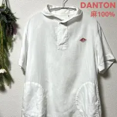 DANTON リネンプルオーバーカットソー　日本製