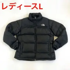 ノースフェイス ヌプシ ダウンジャケットレディースLブラック700フィル