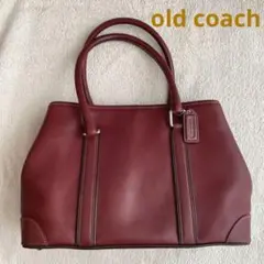 希少 オールドコーチ coach ハンドバッグ レッド