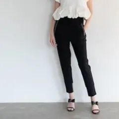 LINKABLEリンカブル　イージーパンツ　ブラック