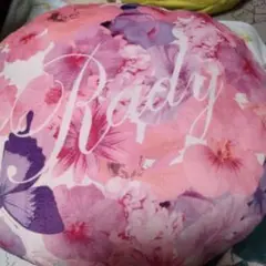 Rady 花柄 円形クッション