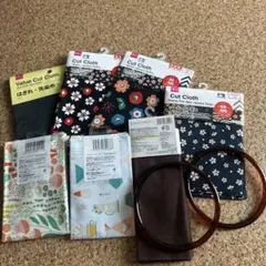 カットクロス6枚とアクリルリングセット