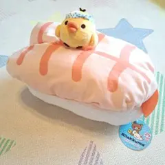 キイロイトリスーパー　ノベルティ　ぬいぐるみマグネット　たまご寿司　ぶらさげぬい キイロイトリスーパー ノベルティ ぬいぐるみマグネット たまご