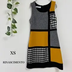 リナシメント ノースリーブ ワンピース XS ブラック 1981
