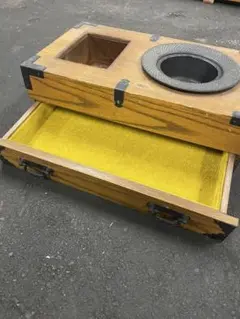 木製灰皿付き収納ボックス