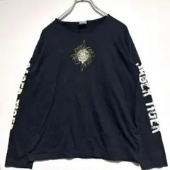 ユナイテッドアスレ　ロゴT ブラック長袖カットソー カッコいい　綿100%