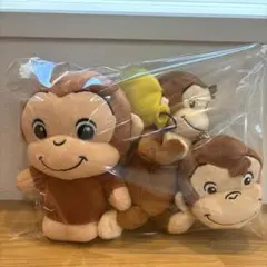 おさるのジョージ ぬいぐるみ マスコット まとめ売り 最安値 セール 3個セット