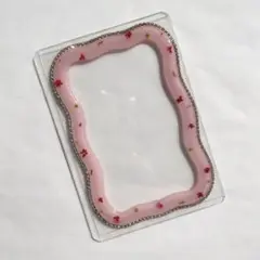 うねうね トレカケース 硬質ケース レジン デコ B8 ドライフラワー