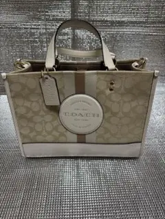 COACH デンプシー キャリーオール シグネチャー ハンドバッグ 黒 2025年最新】coach デンプシー キャリーオールの人気アイテム
