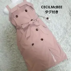 未使用　セシルマクビー　CECIL McBEE トレンチ風ワンピース