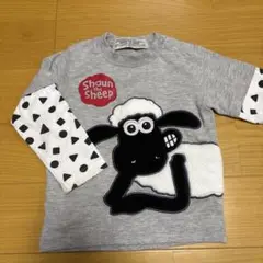 ひつじのショーン　Shaun the Sheep Tシャツ 90サイズ　ロンT