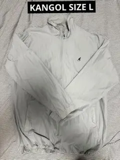 [新品級]KANGOL アノラック グレー ウエスト調整可能