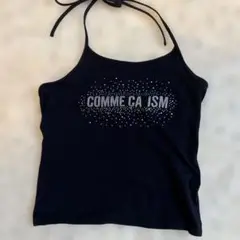 COMME CA ISM ブラックタンクトップ