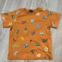 green label relaxing電車プリントTシャツ 100