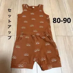 セットアップ タンクトップ ハーフパンツ 太陽 80 90