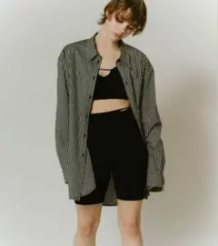 Knuth Marf metal biker shorts