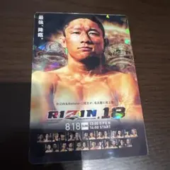 RIZIN ポテトスティック　ポスターカードコレクション　NO.01