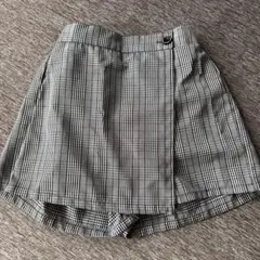 チェック柄ショートパンツ 150cm