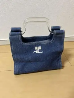 クレージュ デニムハンドバッグ