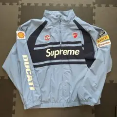 Supreme Ducati トラックジャケット L ライトブルー Supreme Ducati Track Jacket Light Blue Men's - SS24 - US