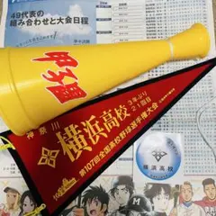 【おまけ付】横浜高校 甲子園メガホン ペナント