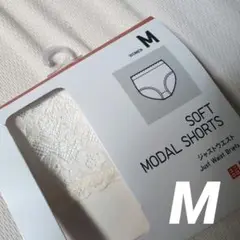 UNlQLO新作ソフトモーダルショーツ M ナチュラル
