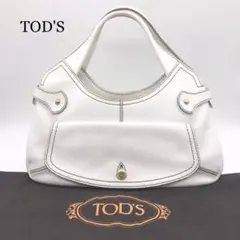 【未使用級☆大容量☆専用袋付】トッズ レザートートバッグ 肩掛け A4収納可能