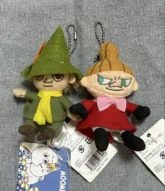 MOOMIN プライズ品 スナフキン＆リトルミィ 未使用 マスコット 2点セット