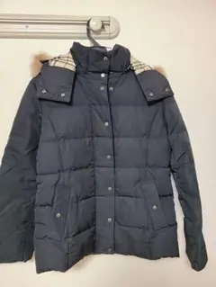 BURBERRY ダウンジャケット 黒 ブラック ノバチェック サイズ36