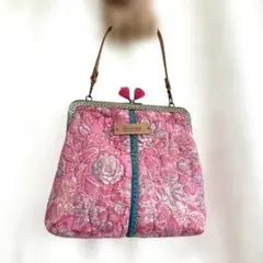 訳あり　1857 キルトシリーズ　ハンドバッグ　がま口バッグ　オシャレ