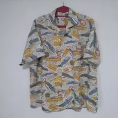 レトロオープンシャツ半袖