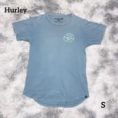 ハーレー ロゴ入りTシャツ コットン100% 青緑色 Sサイズ