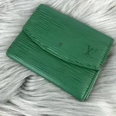 ルイヴィトン エピ LOUISVUITTON コインケース グリーン