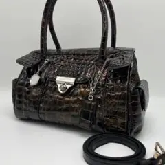極美品　コッコフィオーレ　ショルダーバッグ　ハンドバッグ　ターンロック　2way