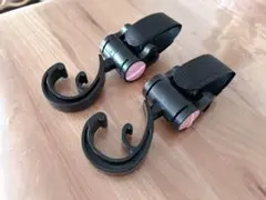マジックテープ付きフック ベビーカーフック ハンガー 荷物 ベビーベッド